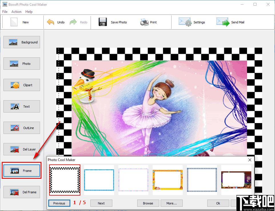 Boxoft Photo Cool Maker下载,图像处理,贴画制作