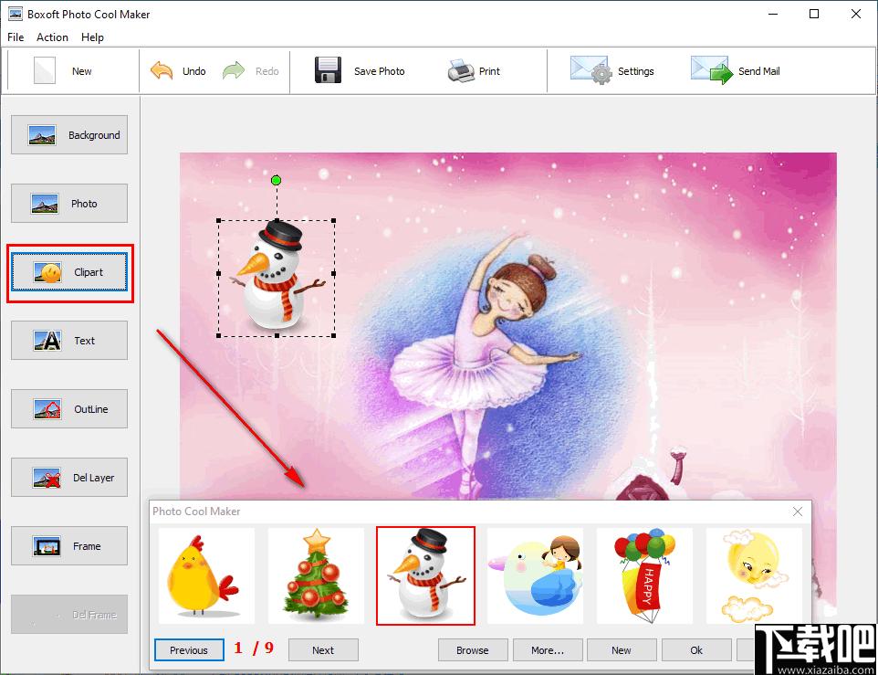 Boxoft Photo Cool Maker下载,图像处理,贴画制作